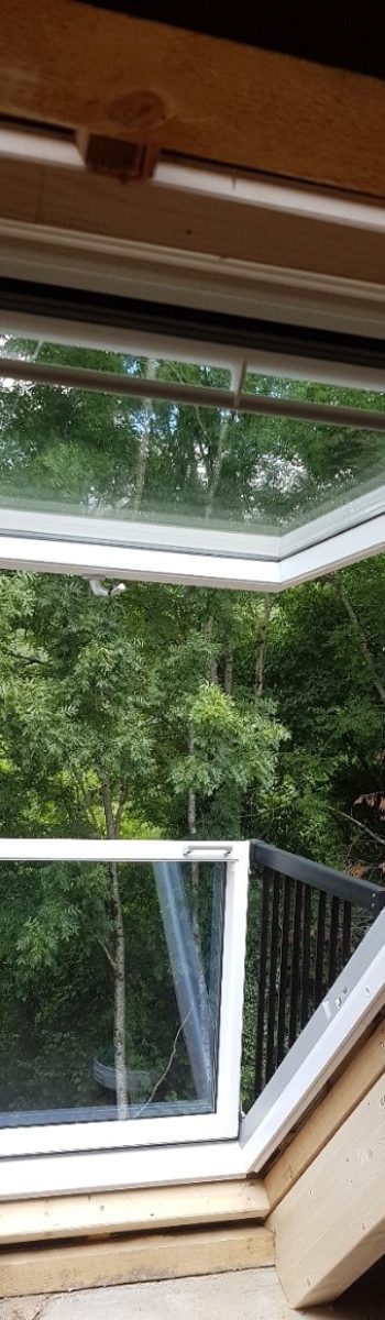 Pose d’un balcon Velux® à Pannessières